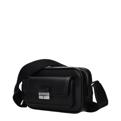 Crossbody Handbag by Michael Kors for women in leather black features an versatile silhouette, showcasing a secure and versatile with versatile crossbody-strap & adjustable-strap for a versatile finish.