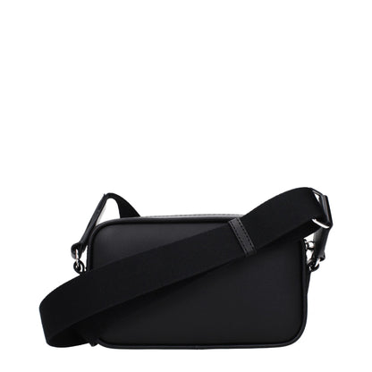 Crossbody Handbag by Michael Kors for women in leather black features a multifaceted silhouette, showcasing a secure and multifaceted with versatile crossbody-strap & adjustable-strap for multifaceted style.