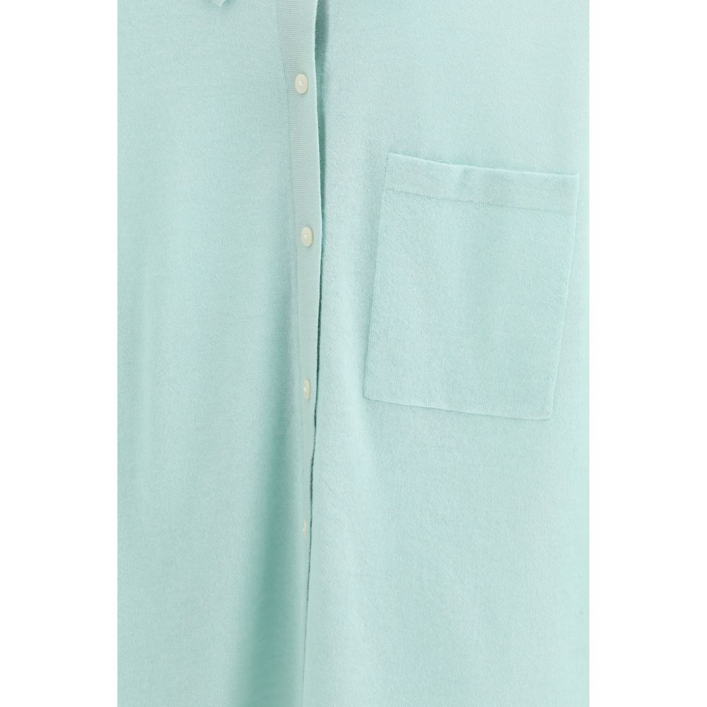 Dress Shirt by Guest in Residence for women in cashmere blue presents a discerning silhouette, showcasing a sophisticated and for a truly discerning finish.