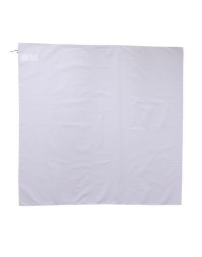 Dolce & Gabbana White Cotton Wrap Square Shawl Stole 71cm x 70cm  Scarf