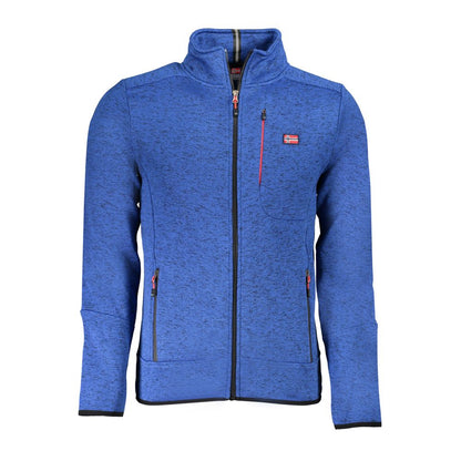 Sweatshirt by Norway 1963 for men in polyester blue showcases a slouchy chic silhouette, artfully detailed with a slouchy chic and long-sleeve for a slouchy chic finish.