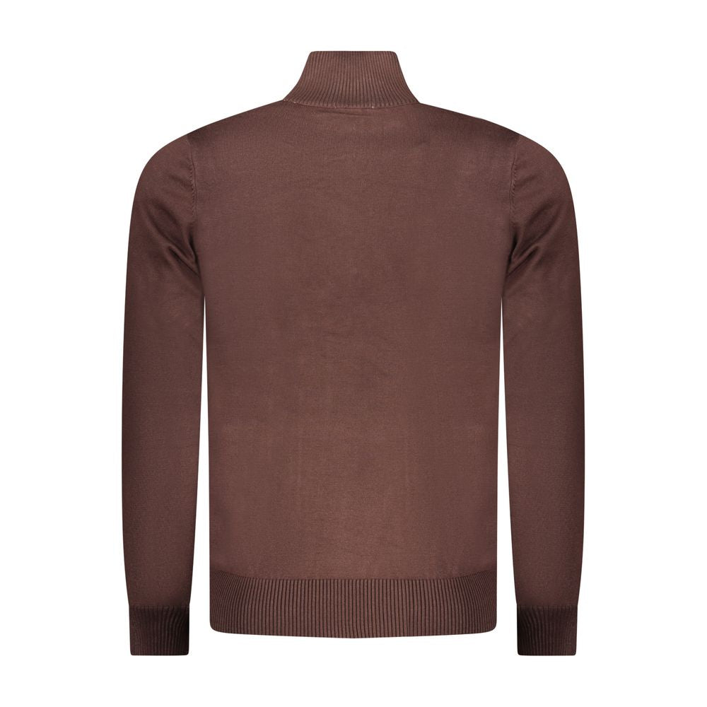 Sweatshirt by Coveri Moving for men in nylon & viscose brown features an enviable silhouette, showcasing a premium and refined for a truly enviable finish.
