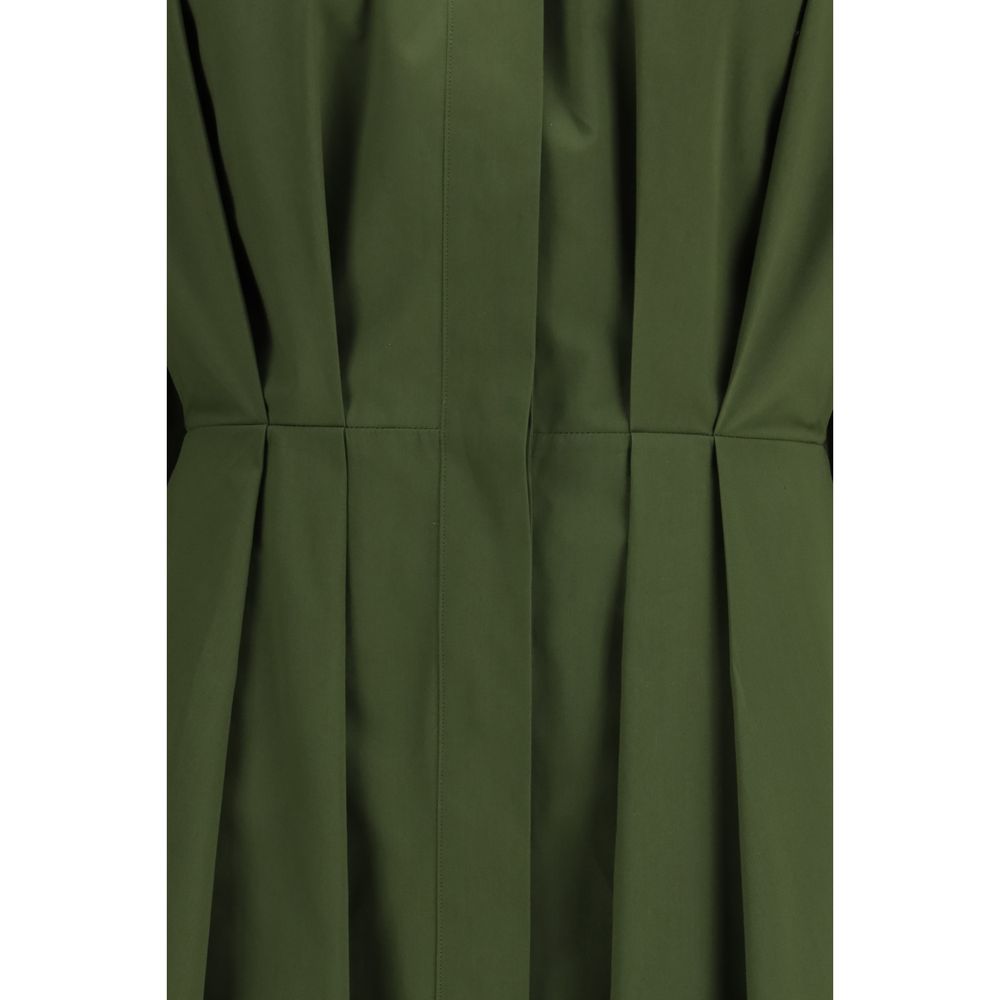 Dress by Givenchy for women in cotton bicolour features an sultry silhouette defined by a and , falling to an sultry midi for a sultry look.