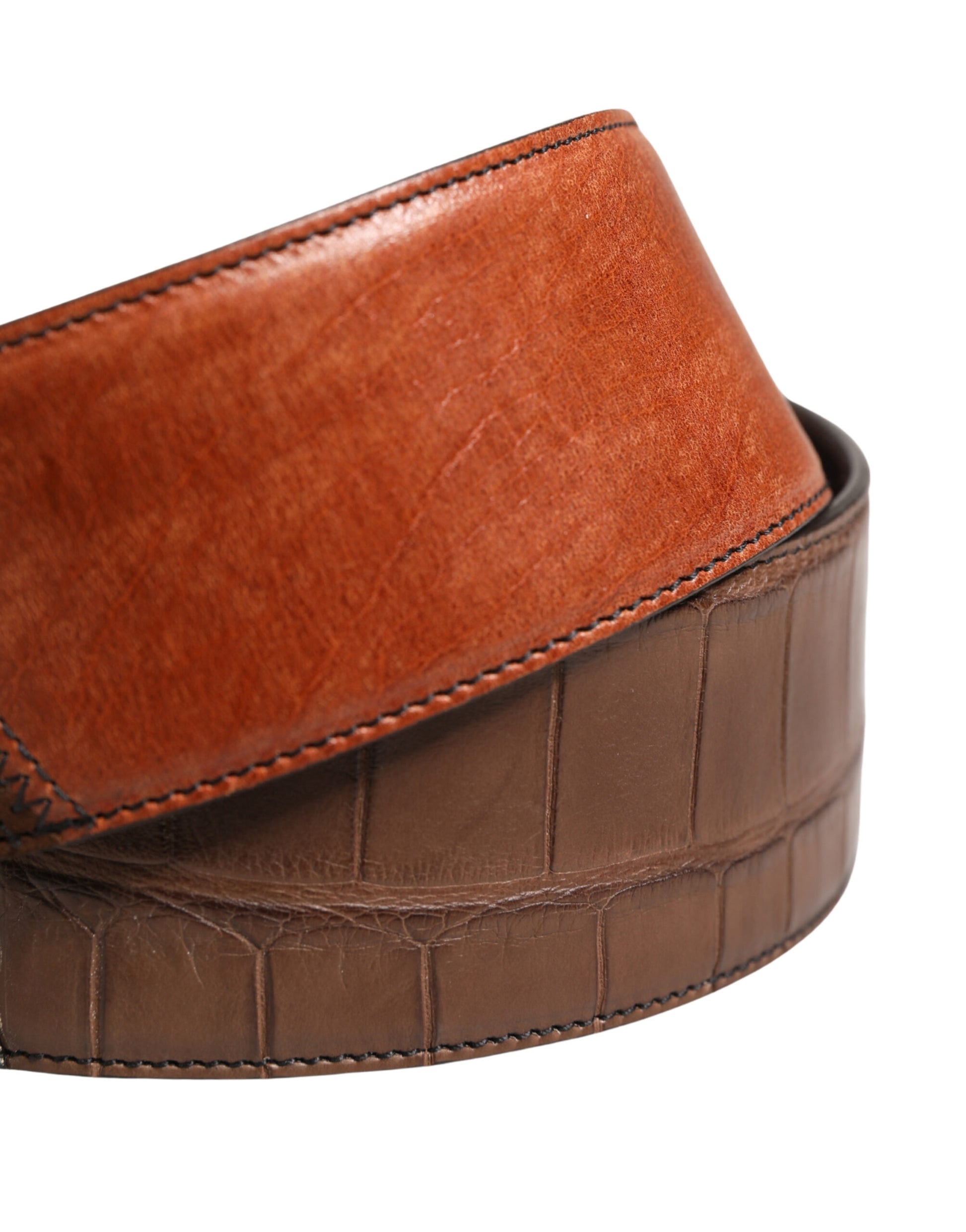 Shoulder Strap from Dolce & Gabbana for men in exotic leather brown features an on trend design from the Exotic Leather Shoulder Strap collection, highlighting a premium look.