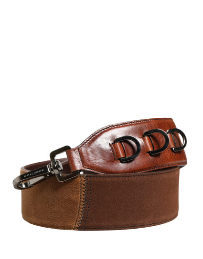Shoulder Strap by Dolce & Gabbana for men in exotic leather brown features a effortlessly chic design, perfectly complementing the signature look of the Exotic Leather Shoulder Strap.