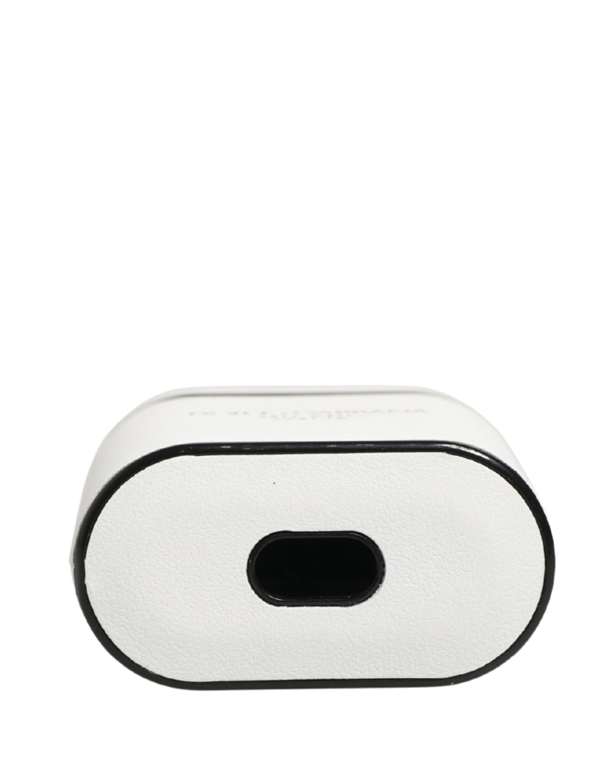 Dolce & Gabbana Calf Leather Earbuds Carrying Case - White Print