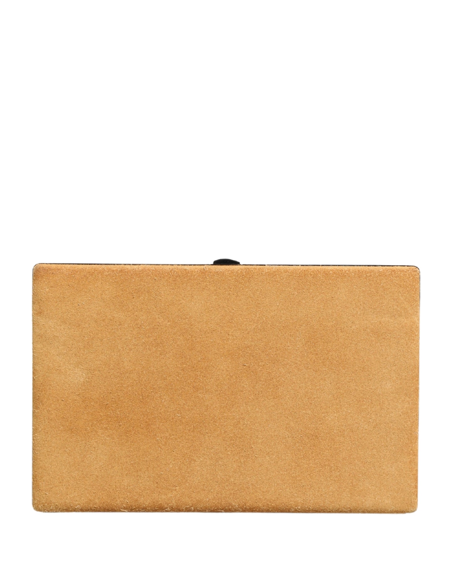 Evening Clutch Handbag by Dolce & Gabbana for women in calf leather & aluminium beige, black & red showcases a sculptural silhouette, featuring a secure , ample , and versatile for a sculptural finish.