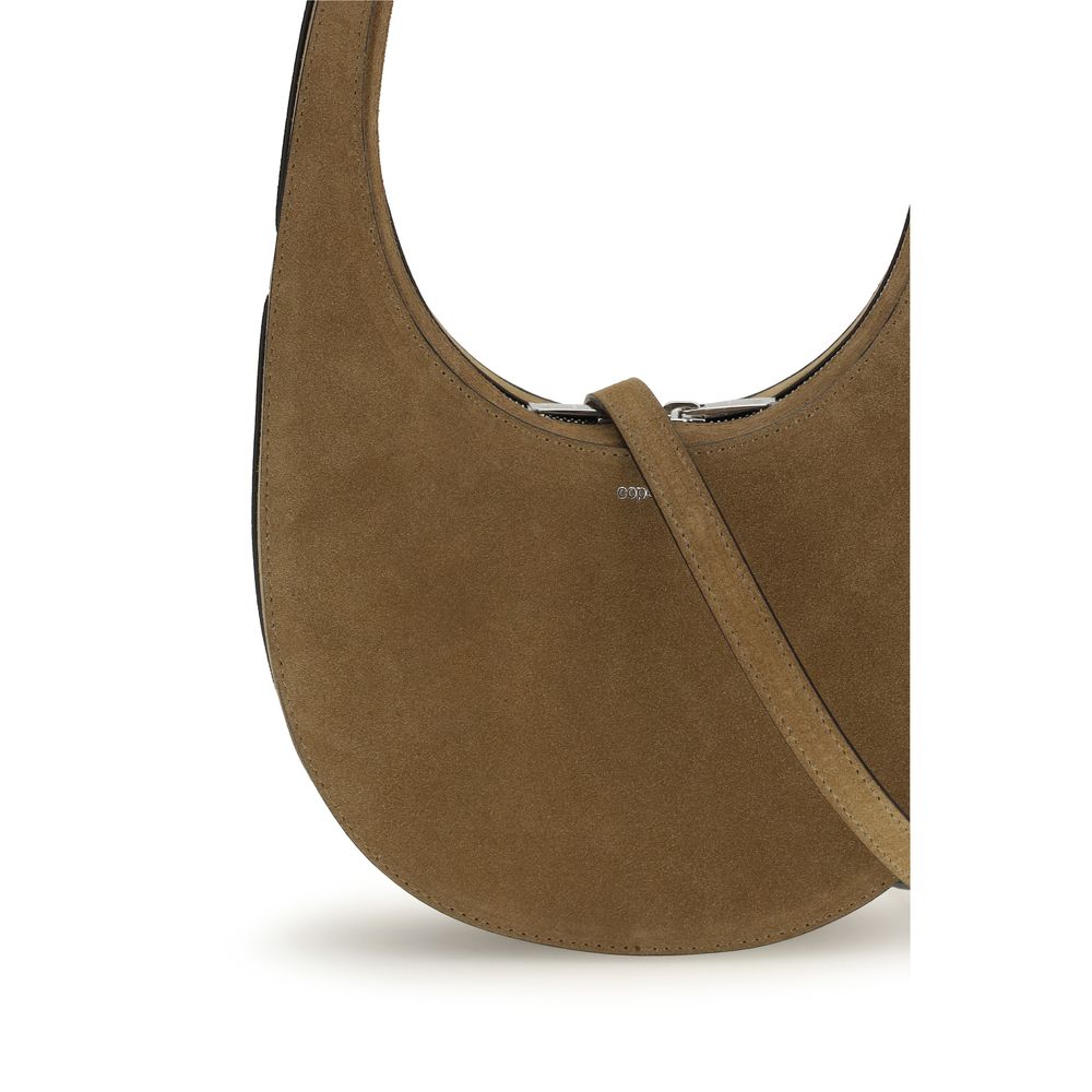 Shoulder Bag by Coperni for women in bos taurus calf suede leather brown features a effortless sophistication silhouette, secured by a with ample internal-pockets and versatile shoulder-strap, adjustable-strap & detachable-strap for a effortless sophistication finish.