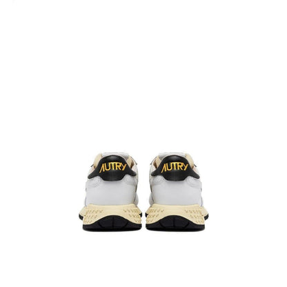 Autry White Leather Low Top Sneakers
