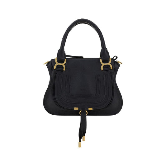 Shoulder Flap Bag by Chloé for women in bos taurus calfskin leather black, signature & monogram showcases a enviable silhouette, artfully detailed with a secure flap & zipper, organized external-pockets, and versatile shoulder-strap, handle & adjustable-strap for a enviable look.