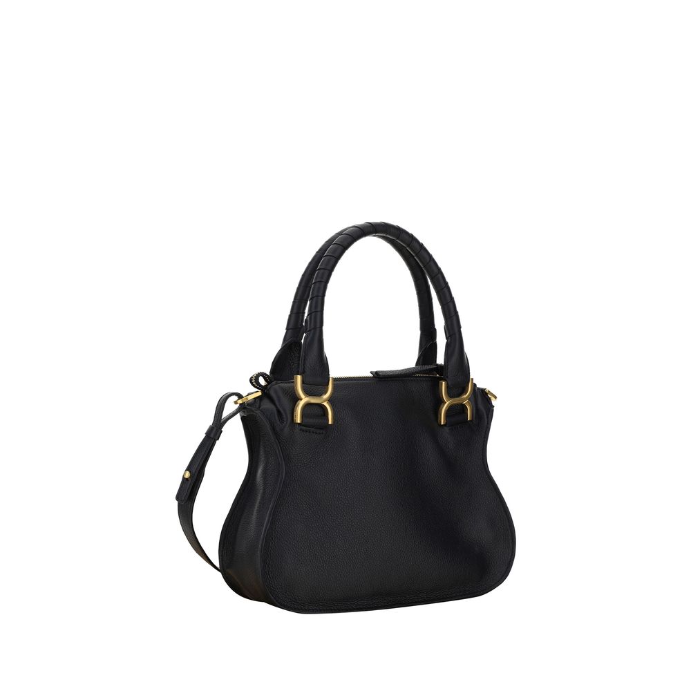 Shoulder Flap Bag by Chloé for women in bos taurus calfskin leather black, signature & monogram features a effortless chic silhouette with a secure flap & zipper, ample external-pockets, and versatile shoulder-strap, handle & adjustable-strap for a effortless chic finish.