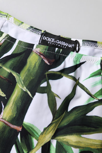 Dolce & Gabbana Women's Stretch Nylon Bikini - Green Print