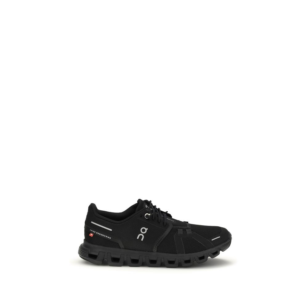 Athletic Sneakers by ON for women in tu polyester & polyurethane black features an exquisite silhouette, showcasing the premium athletic style of the Women's Athletic TU Polyester & Polyurethane Sneakers with an exquisite finish.