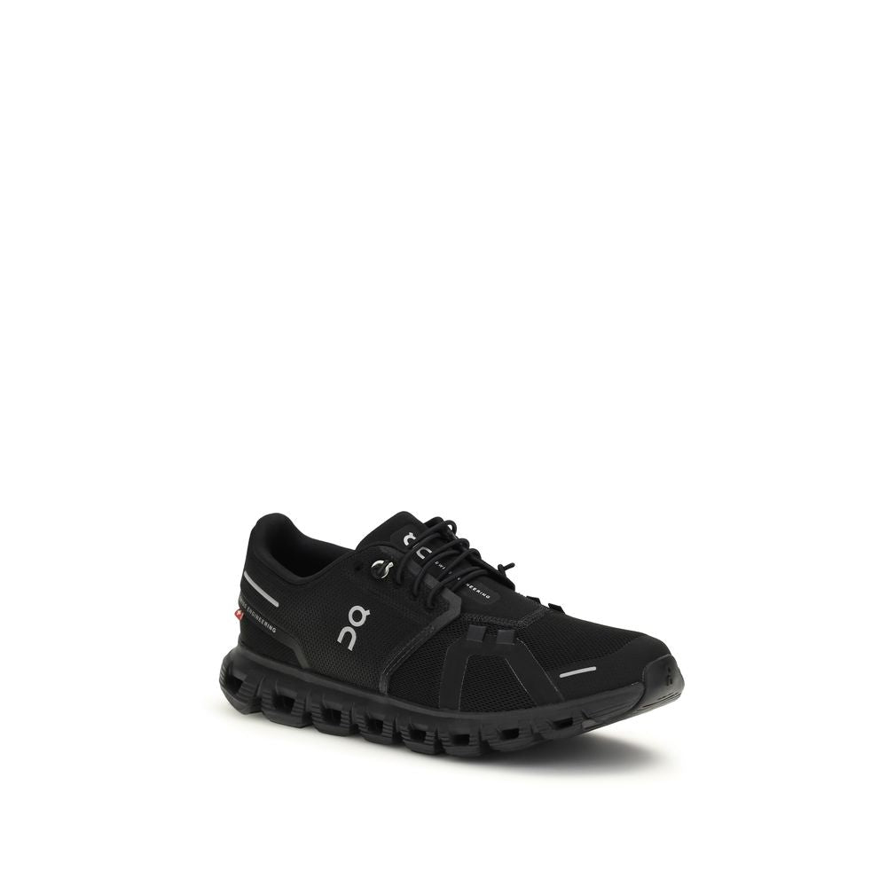 Athletic Sneakers by ON for women in tu polyester & polyurethane black features an exquisite silhouette, showcasing the premium athletic style of the Women's Athletic TU Polyester & Polyurethane Sneakers with an exquisite finish.