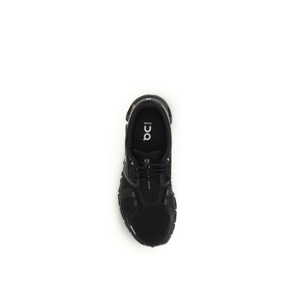 Athletic Sneakers by ON for women in tu polyester & polyurethane black features an timeless silhouette from the Women's Athletic TU Polyester & Polyurethane Sneakers collection, showcasing a timeless athletic style for a timeless look.
