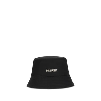 Bucket Hat by Valentino Garavani for men in cotton polyester black features an cosmopolitan luxe silhouette, artfully capturing the essence of the cosmopolitan luxe Cotton Polyester Bucket Hat design for a sophisticated look.