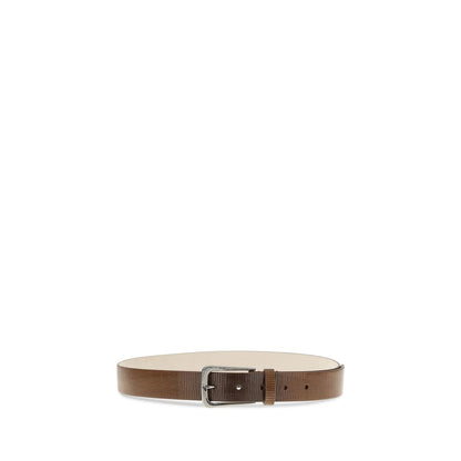 Belt by Brunello Cucinelli for women in bos taurus calf leather brown presents a artisanal silhouette from the Bos Taurus Calf Leather Belt collection, showcasing an artisanal design and refined craftsmanship for a artisanal look.
