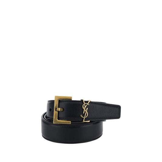 Belt by Saint Laurent for women in bos taurus calf leather black features an distinguished design, perfectly showcasing the sophisticated craftsmanship of this distinguished Bos Taurus Calf Leather Belt.