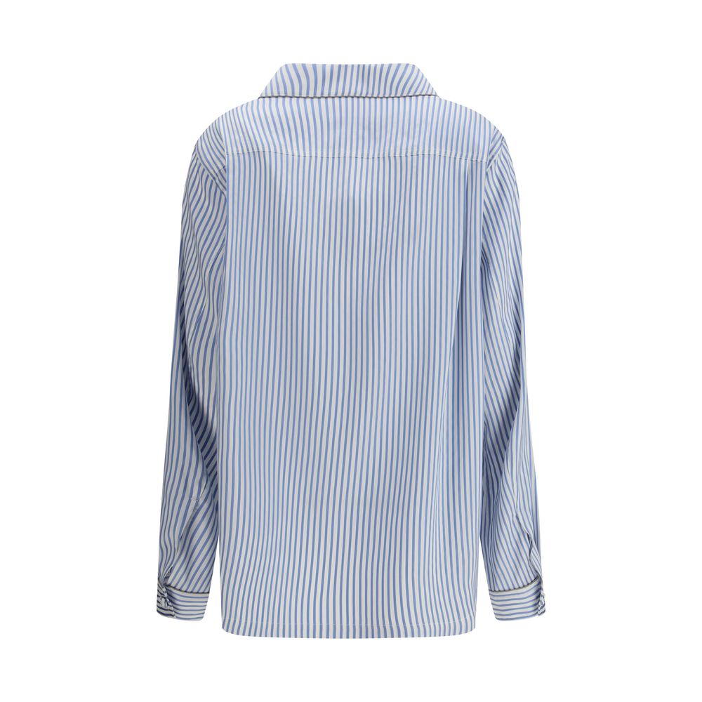 Pajamas by Tom Ford for women in silk multicolor, signature & striped features an sumptuous silhouette that defines the luxurious Women's Silk Pajamas design.
