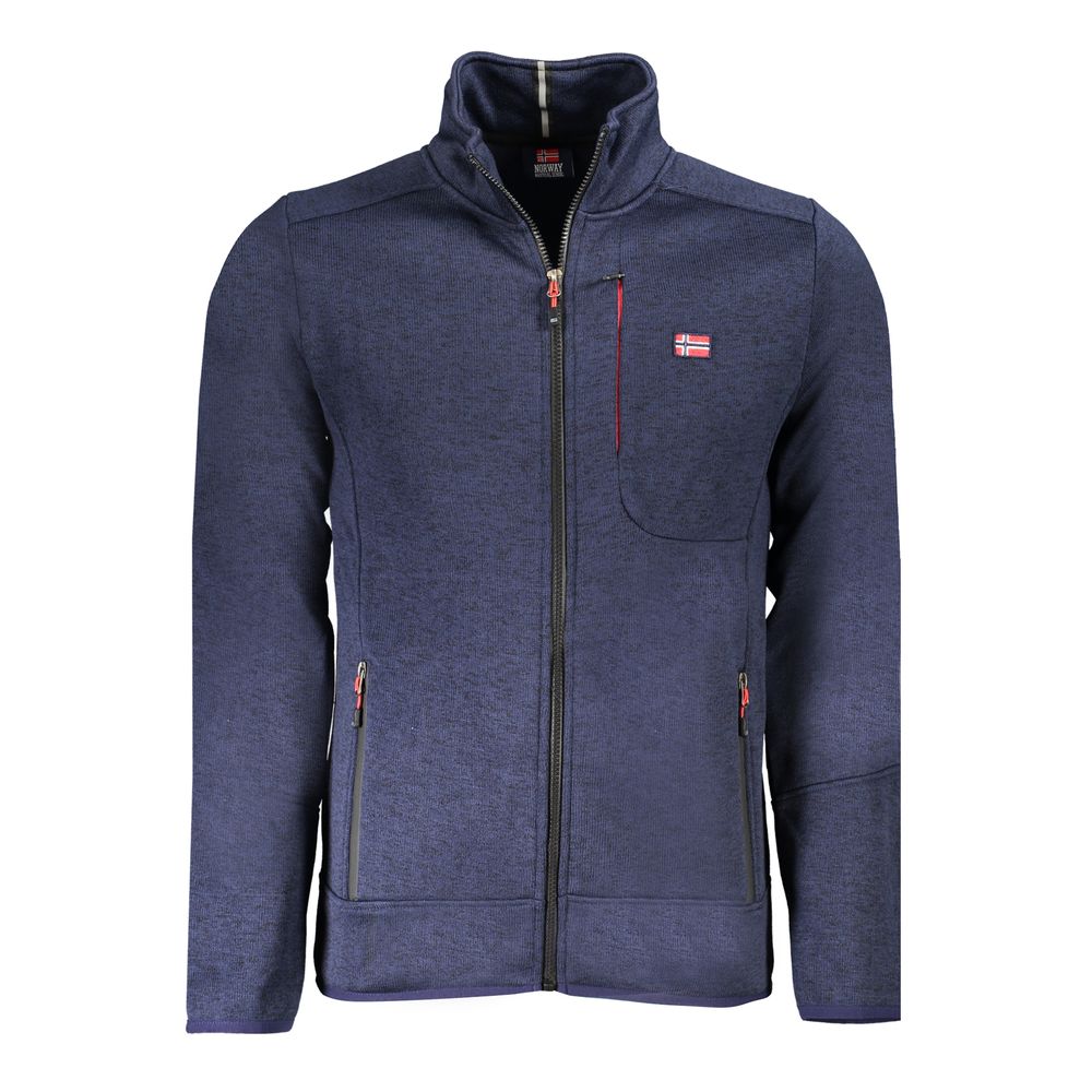 Sweatshirt by Norway 1963 for men in polyester blue & signature features an magnificent silhouette, showcasing a sophisticated and long-sleeve detail for a truly magnificent finish.
