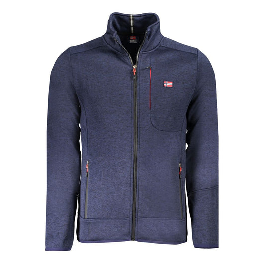 Sweatshirt by Norway 1963 for men in polyester blue & signature features an magnificent silhouette, showcasing a sophisticated and long-sleeve detail for a truly magnificent finish.