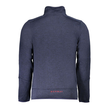 Sweatshirt by Norway 1963 for men in polyester blue & signature presents a smart casual silhouette, featuring a smart casual and for a sophisticated look.
