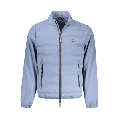 Overcoat by Norway 1963 for men in polyester azzurro features a cosy chic silhouette, artfully detailed with a sophisticated and premium thermal & windproof for a cosy chic finish.