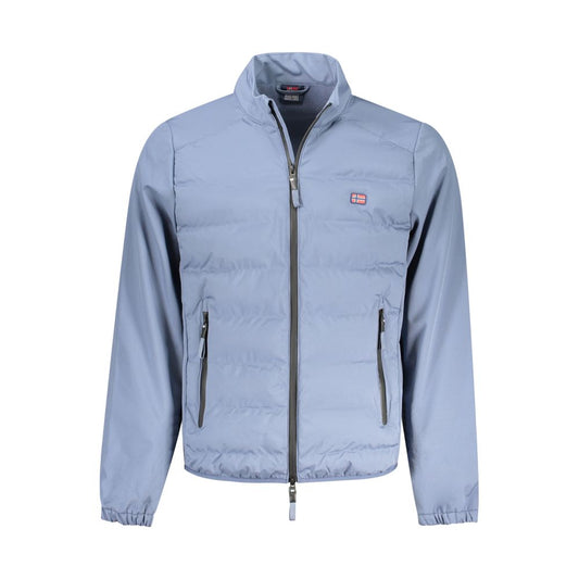 Overcoat by Norway 1963 for men in polyester azzurro features a cosy chic silhouette, artfully detailed with a sophisticated and premium thermal & windproof for a cosy chic finish.