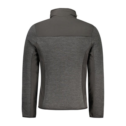 Hooded Overcoat by Norway 1963 for men in polyester black, gray & signature features a contemporary silhouette showcasing a contemporary hooded neckline and refined pockets & hooded for a sophisticated finish.