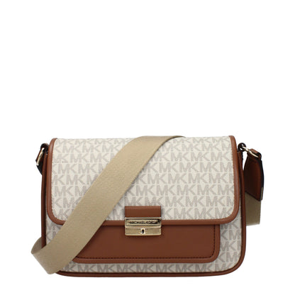Crossbody Handbag by Michael Kors for women in fabric beige features an multi-faceted design with a secure , ample , and versatile crossbody-strap & adjustable-strap for a multi-faceted finish.