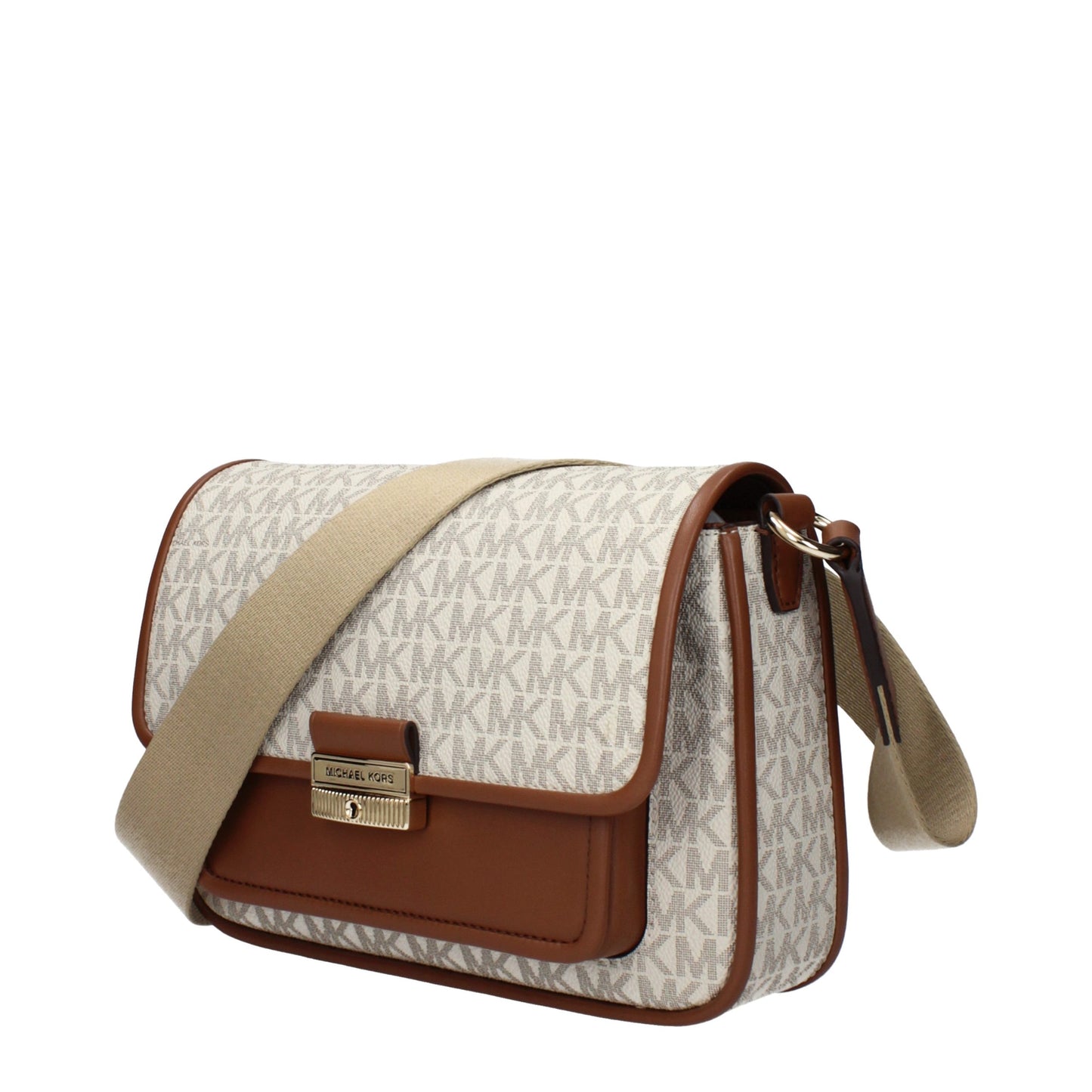 Crossbody Handbag by Michael Kors for women in fabric beige showcases a versatile sophistication silhouette, featuring a secure , versatile sophistication , and versatile crossbody-strap & adjustable-strap for a versatile sophistication finish.