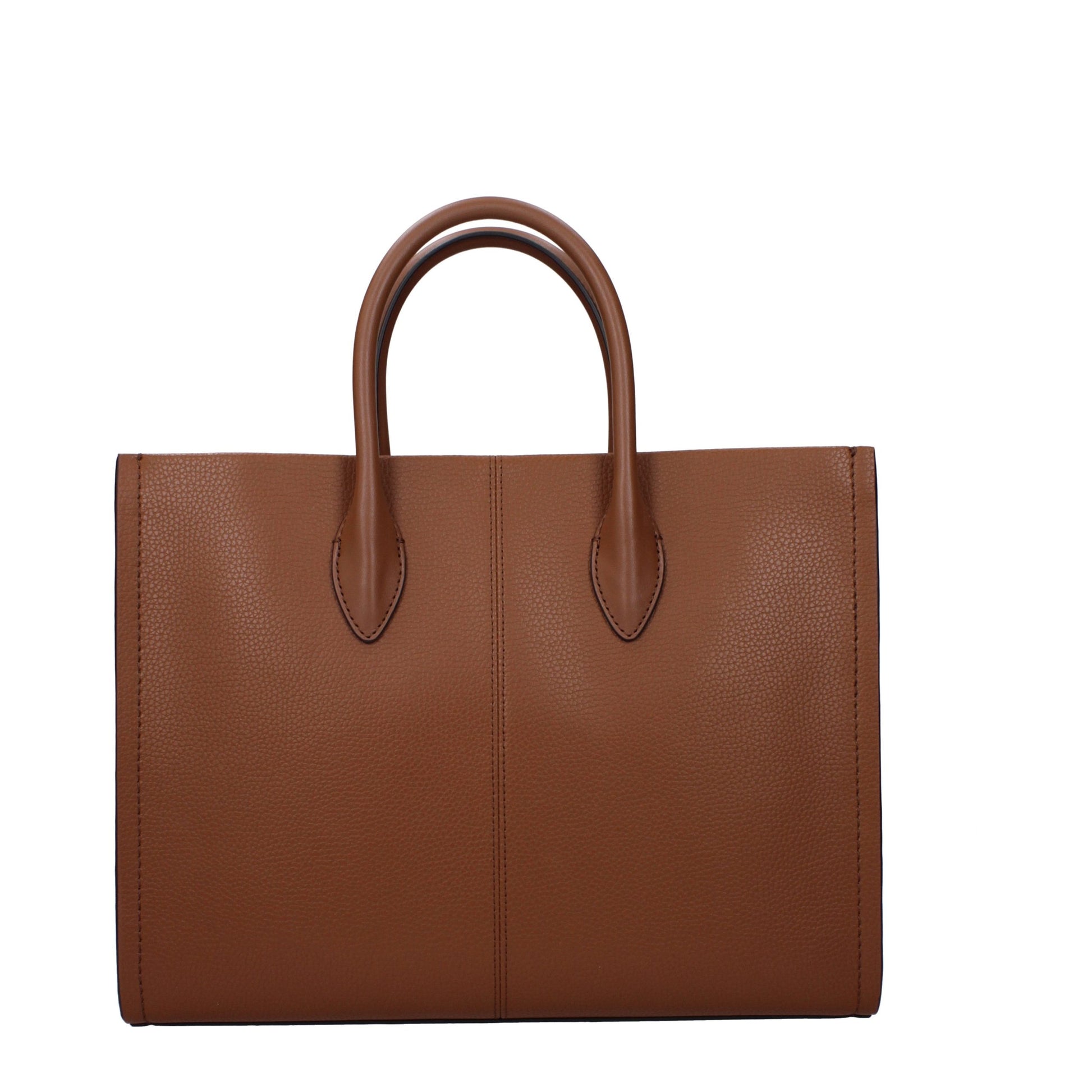Handbag by Michael Kors for women in leather brown features a signature silhouette, showcasing a secure and signature with versatile adjustable-strap for a sophisticated look.