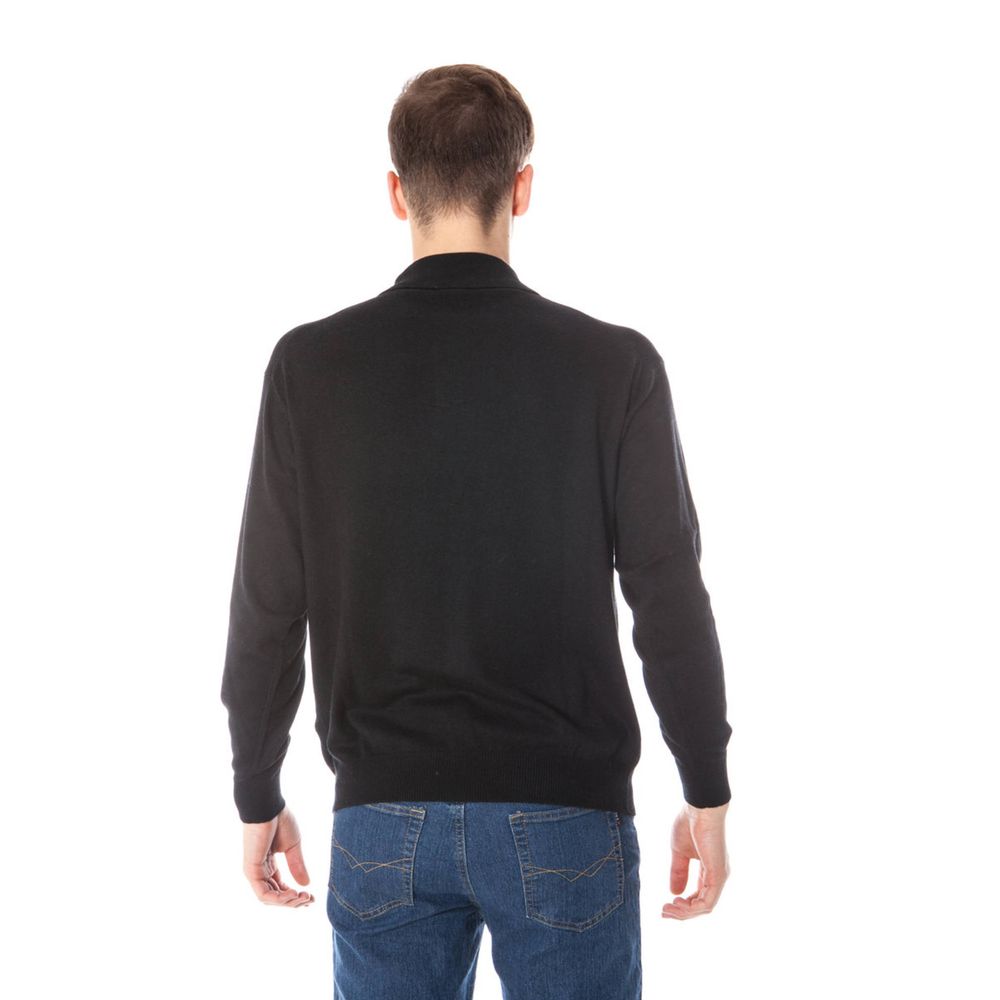 Sweatshirt by Yuko for men in cashmere polyester blend black & brown features a unrivaled silhouette with a refined and unrivaled detailing for a sophisticated look.