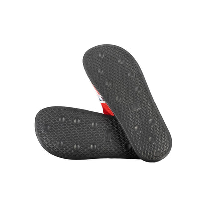 Slider Slippers by Norway 1963 for men in plastic black & print features an effortless chic Men's Plastic Slider Slippers aesthetic, defined by a and a refined .
