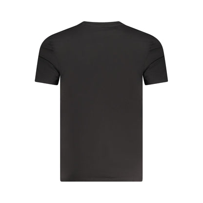 Guess Jeans City Men's Slim Stretch Organic Cotton Activewear T-Shirt - Black Print