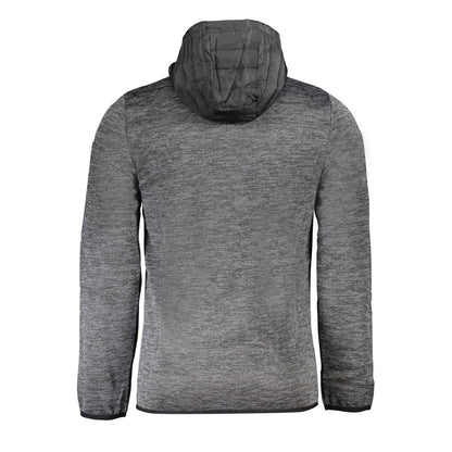 Hooded Windbreaker Jacket by Norway 1963 for men in polyester gray features an stylish silhouette, showcasing a sophisticated hooded neckline and performance-driven pockets, hooded & windproof for a premium, stylish look.