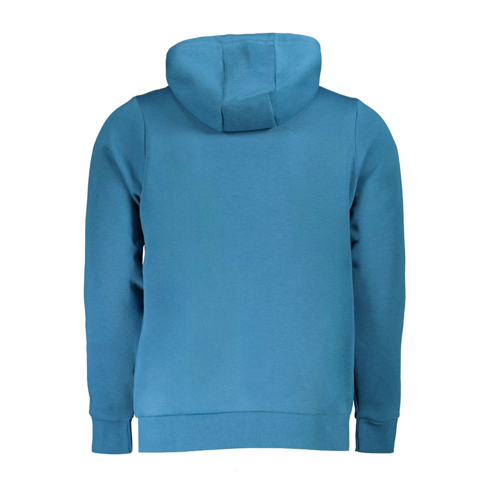 Hooded Sweatshirt Hoodie by Norway 1963 for men in cotton polyester blue features a authentic silhouette, showcasing a sophisticated hooded neckline and authentic detail for a refined finish.
