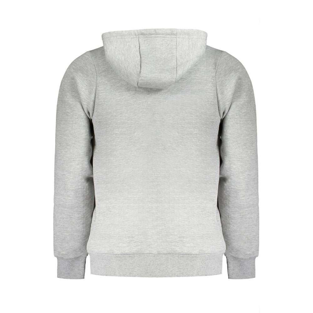 Hooded Sweatshirt Hoodie by Norway 1963 for men in cotton polyester gray showcases a city-ready silhouette, artfully detailed with a signature and for a city-ready finish.