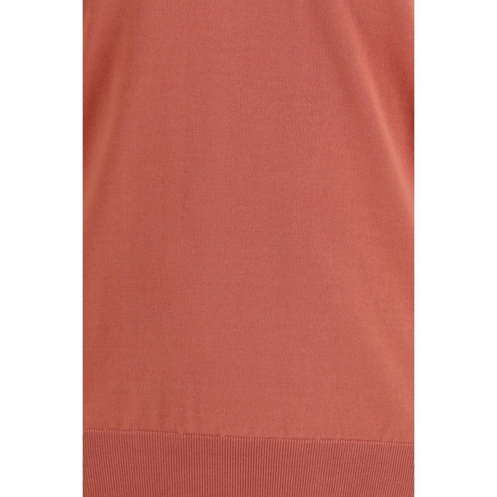 Sweatshirt by Brunello Cucinelli for men in cotton natural & orange showcases a slouchy chic silhouette, artfully detailed with a slouchy chic round neckline and for a slouchy chic finish.
