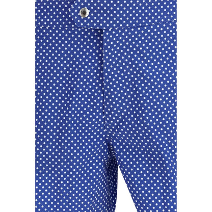 Short Trousers by Tom Ford for men in polyester blue & print, featuring a effortlessly chic relaxed-fit & regular-fit and short with a effortlessly chic .