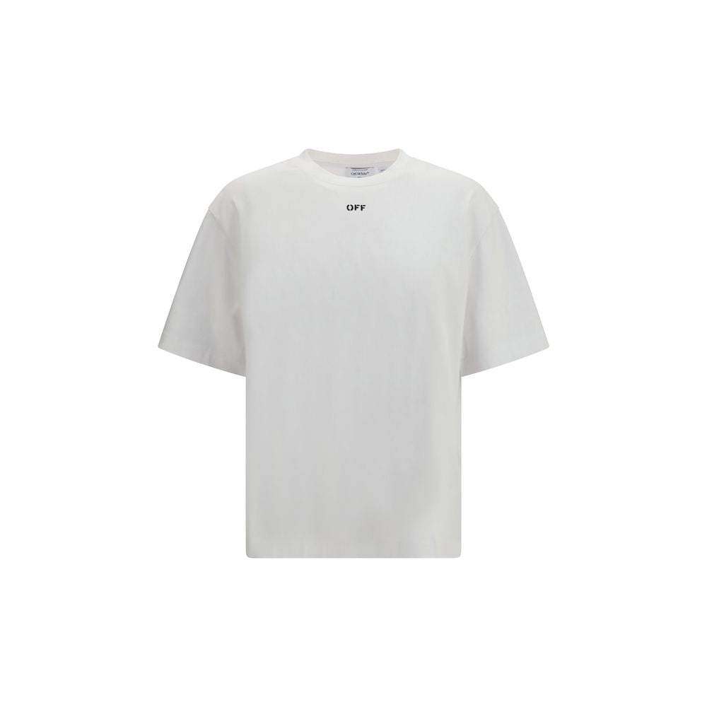 Activewear T-Shirt by Off-White for men in cotton white features an contemporary design with , a length, and a contemporary .