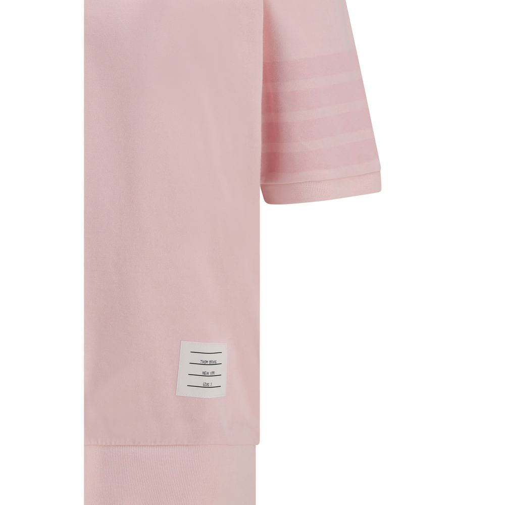 T-Shirt by Thom Browne for men in cotton multicolor & signature showcases a unassuming silhouette, artfully detailed with a refined and unassuming for a sophisticated, contemporary look.