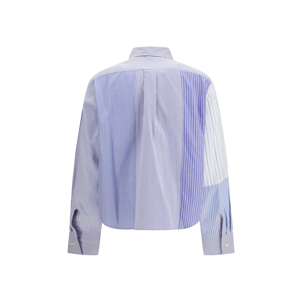 Shirt by E.L.V. DENIM for women in denim cotton blue, patterned & striped features an polished silhouette, showcasing a sophisticated and detail for a truly polished finish.