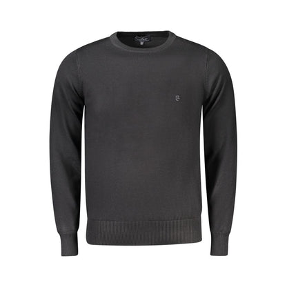 Activewear Sweatshirt by Coveri Moving for men in viscose polyester cotton black features an streamlined silhouette, showcasing the streamlined and with functional adjustable-waistband for a premium, athletic look.