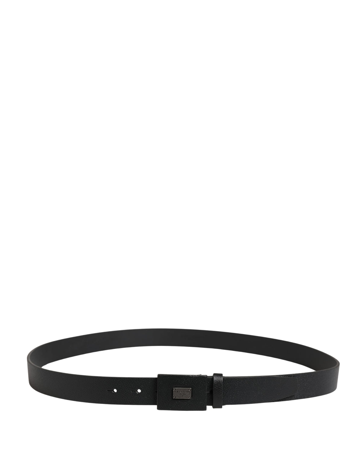 Dolce & Gabbana Calfskin Leather Belt - Black