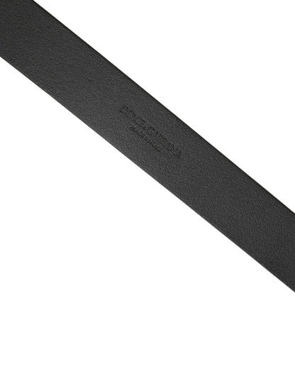 Dolce & Gabbana Calfskin Leather Belt - Black