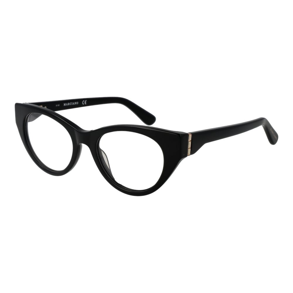 Eyeglasses Frames by Marciano by Guess for women in black showcases a refined full-frame frame design with a refined black coloured frame finish for a refined and sophisticated look.