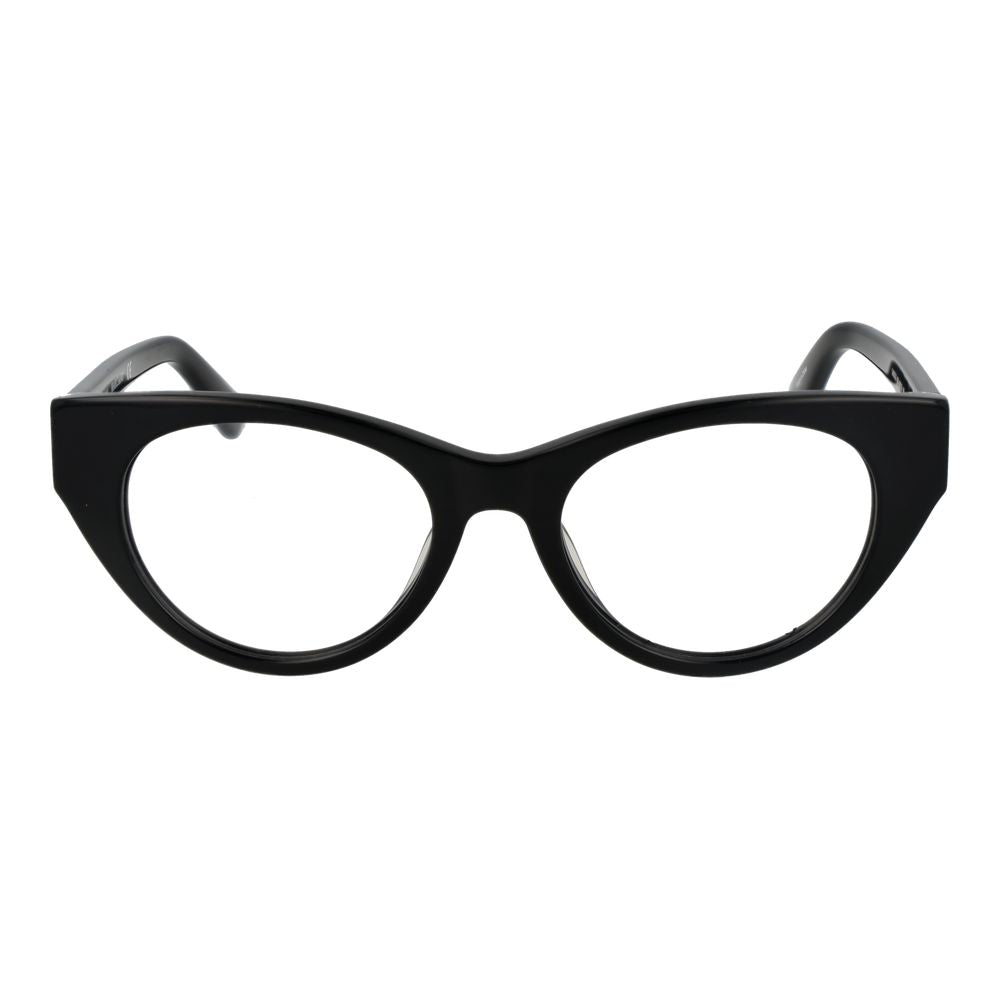 Eyeglasses Frames by Marciano by Guess for women in and black showcases a refined silhouette, detailed with a black coloured frame finish and a sophisticated full-frame frame design.