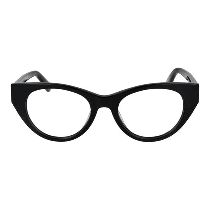 Eyeglasses Frames by Marciano by Guess for women in and black showcases a refined silhouette, detailed with a black coloured frame finish and a sophisticated full-frame frame design.