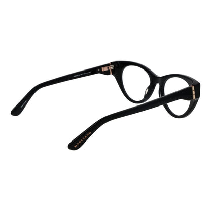 Eyeglasses Frames by Marciano by Guess for women in and black showcases an refined full-frame frame design featuring a sophisticated black coloured frame for an refined and refined aesthetic.